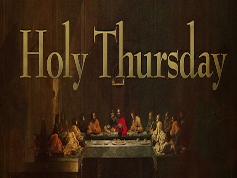 Holy Thursday Service April 6th 6:30 p.m. - Harrisburg United Methodist ...